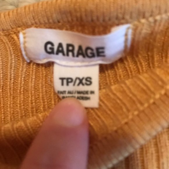 Garage Yellow Sweater Cami - Picture 2 of 2